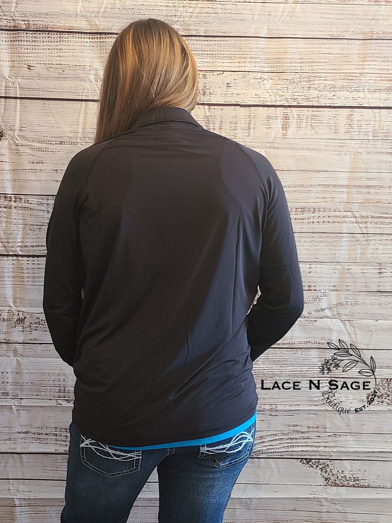 BREATHE INSTANT COOLING UPF FULL ZIP LONG SLEEVE WITH FRONT POCKETS