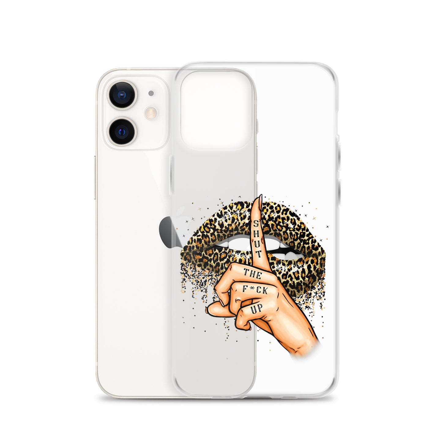 Leopard Shut The F*ck up Clear Case for iPhone®