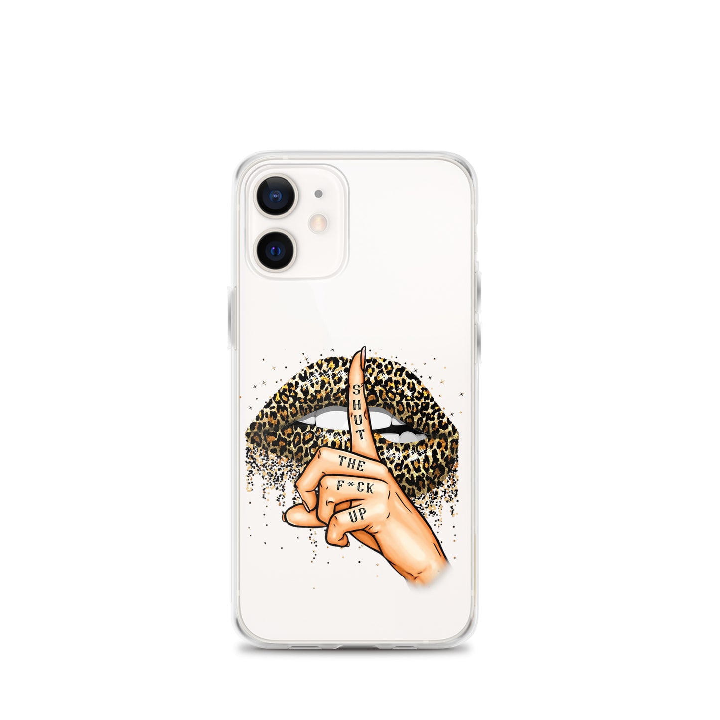 Leopard Shut The F*ck up Clear Case for iPhone®