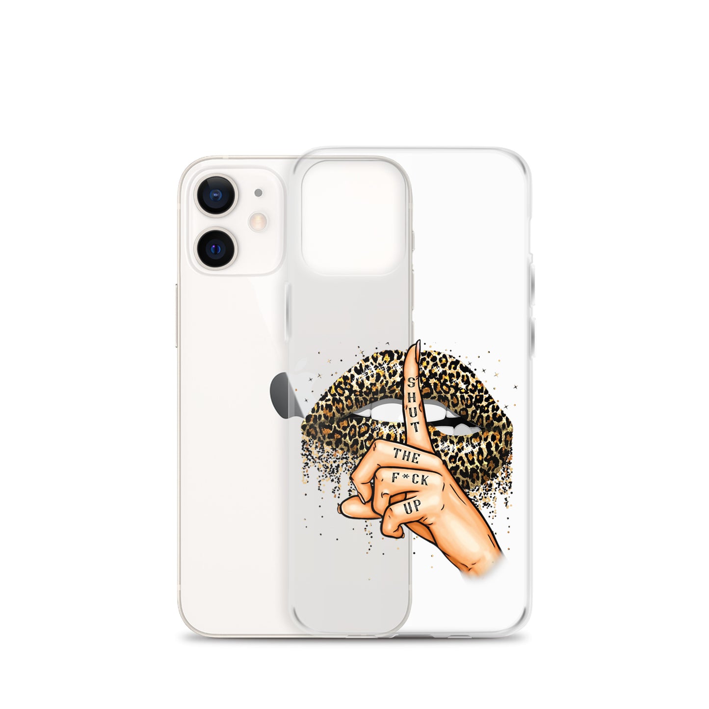 Leopard Shut The F*ck up Clear Case for iPhone®