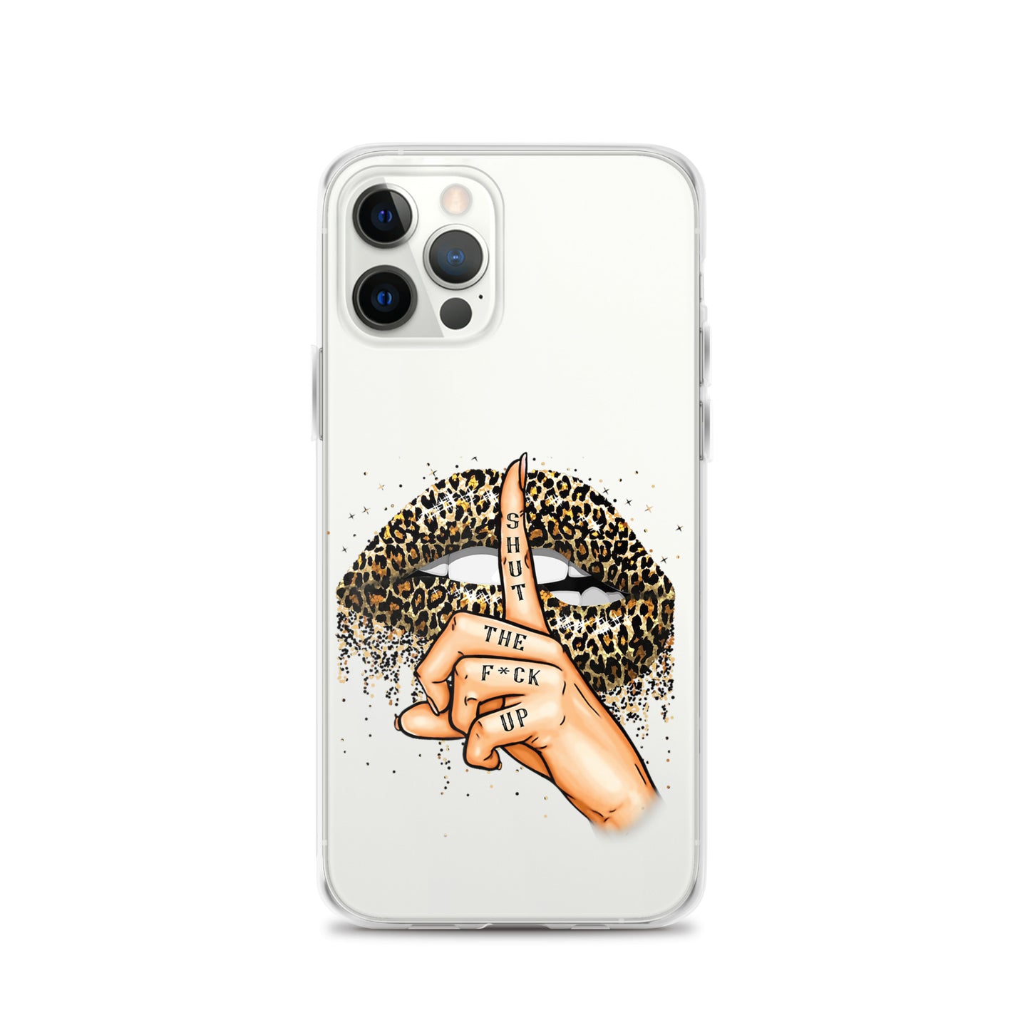 Leopard Shut The F*ck up Clear Case for iPhone®