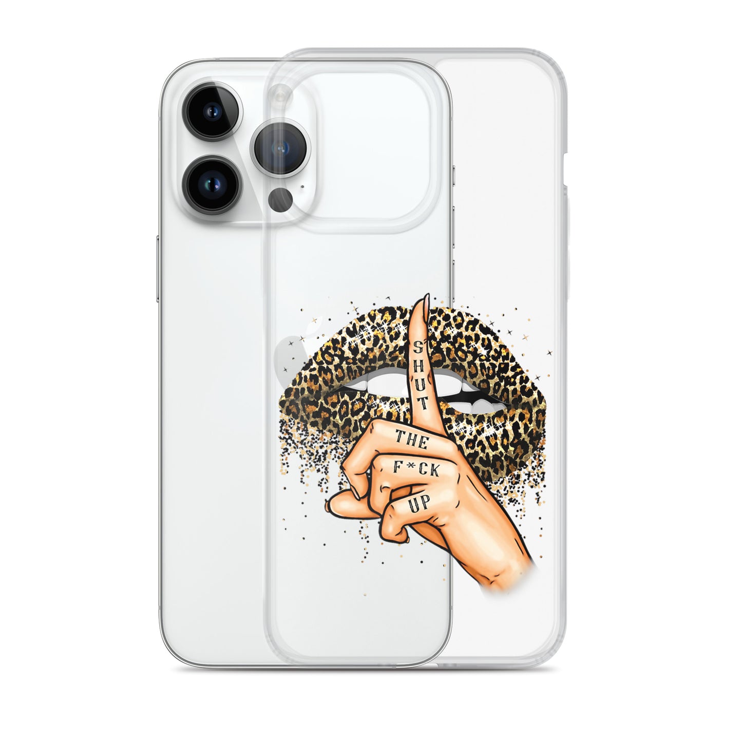 Leopard Shut The F*ck up Clear Case for iPhone®