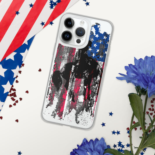 American Flag Bucking Horse Case for iPhone®