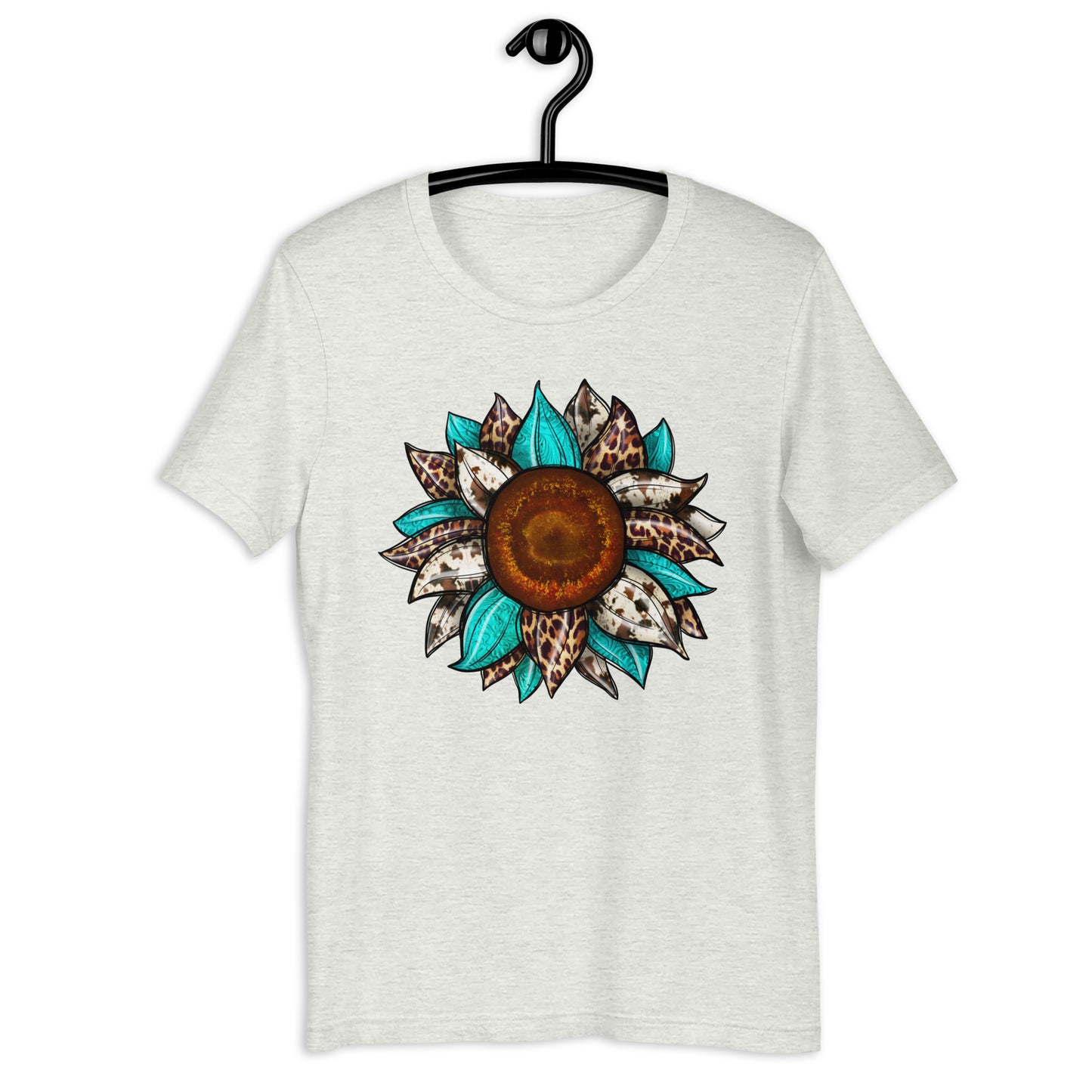 Cow print Sunflower Unisex t-shirt