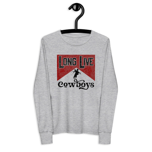 Youth Long Live Cowboys long sleeve tee