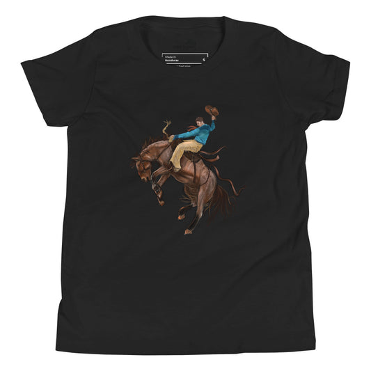 Youth Bucking Horse Short Sleeve T-Shirt