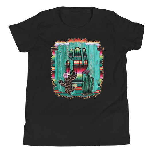 Youth Serape Cactus Short Sleeve T-Shirt