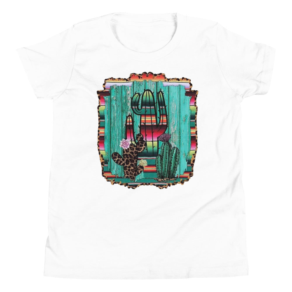 Youth Serape Cactus Short Sleeve T-Shirt